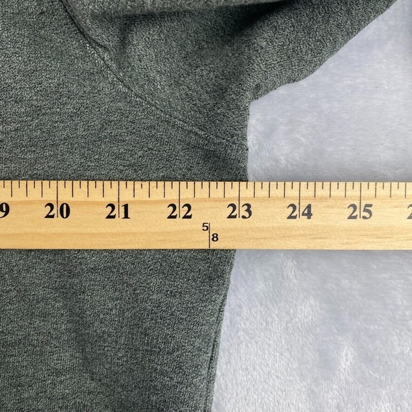 Untuckit Sweatshirt Mens XL Green 1/4 Zip Pullover Mock Neck - Picture 7 of 9